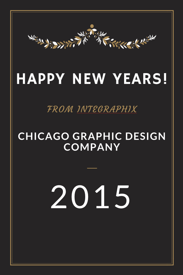 chicago graphic design new years image